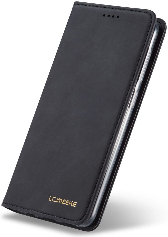 Samsung Galaxy A20e Portemonnee Stand Bookcase Hoesje Kunstleer Zwart afbeelding 11