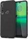 Motorola Moto G8 Play Twill Slim Texture Back Cover Zwart afbeelding 2