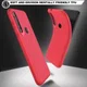 Motorola One Macro Twill Slim Texture Back Cover Rood afbeelding 4