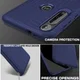 Motorola One Macro Twill Slim Texture Back Cover Blauw afbeelding 5