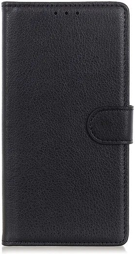 Xiaomi Redmi 8A Lychee Portemonnee Hoesje Zwart afbeelding 2