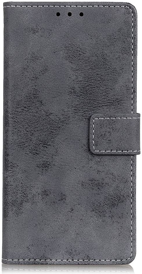 Xiaomi Redmi 8A Vintage Portemonnee Stand Hoesje Grijs afbeelding 1