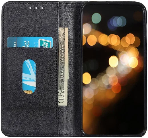 Xiaomi Redmi Note 8T Splitleren Portemonnee Hoesje Zwart afbeelding 1