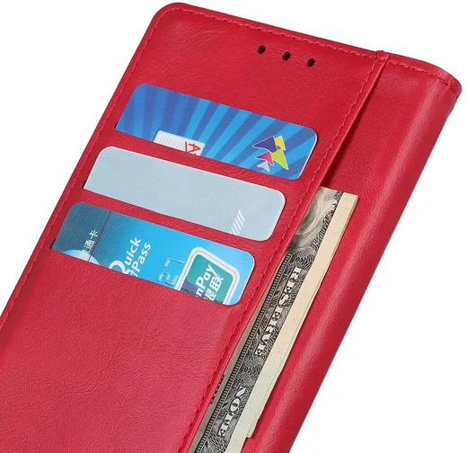 Xiaomi Redmi Note 8T Bookcase Hoesje Rood afbeelding 12