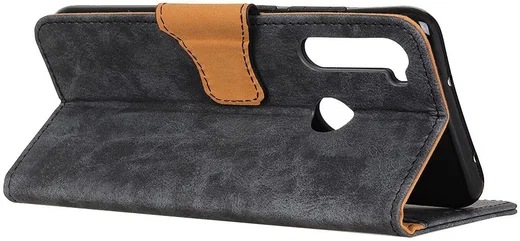 Xiaomi Redmi Note 8T Bookcase Vintage Hoesje Grijs afbeelding 3