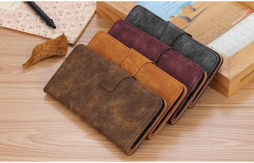 Xiaomi Redmi Note 8T Bookcase Vintage Hoesje Grijs afbeelding 6