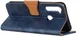 Xiaomi Redmi Note 8T Crazy Horse Leren Portemonnee Hoesje Blauw afbeelding 3