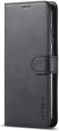 Xiaomi Redmi 8A Portemonnee Stand Bookcase Hoesje Zwart afbeelding 4