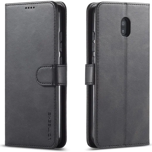 Xiaomi Redmi 8A Portemonnee Stand Bookcase Hoesje Zwart afbeelding 2
