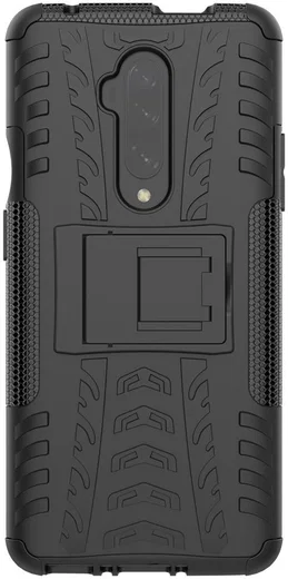 OnePlus 7T Pro Robuust Hybride Hoesje Zwart afbeelding 7