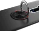 OnePlus 7T Pro Hoesje met Ring Kickstand Zwart afbeelding 5
