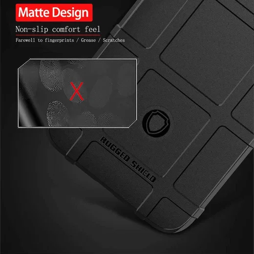 Nokia 7.2 Anti-Shock Hybride Hoesje Zwart afbeelding 3