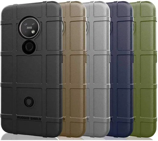 Nokia 7.2 Anti-Shock Hybride Hoesje Blauw afbeelding 3
