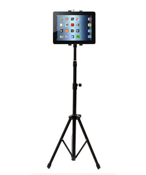 Universele Tablet Houder Muziekstandaard / lessenaar Tripod Zwart afbeelding 1