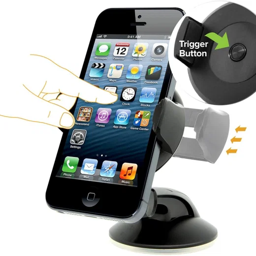 iOttie Easy Flex 3 Dashboard Auto Telefoonhouder Met Zuignap Zwart afbeelding 4