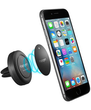 Spigen Magnetic Air Vent Mount Ventilatie Telefoonhouder Auto Zwart