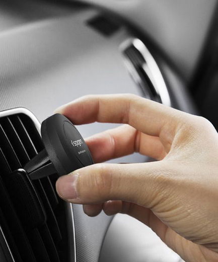 Spigen Magnetic Air Vent Mount Ventilatie Telefoonhouder Auto Zwart afbeelding 14
