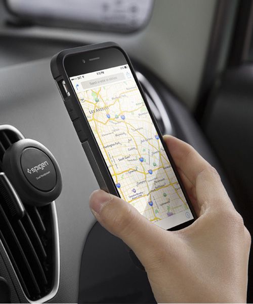 Spigen Magnetic Air Vent Mount Ventilatie Telefoonhouder Auto Zwart afbeelding 4