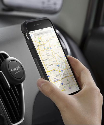 Spigen Magnetic Air Vent Mount Ventilatie Telefoonhouder Auto Zwart afbeelding 4