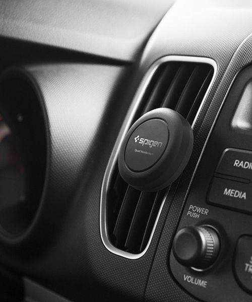 Spigen Magnetic Air Vent Mount Ventilatie Telefoonhouder Auto Zwart afbeelding 16