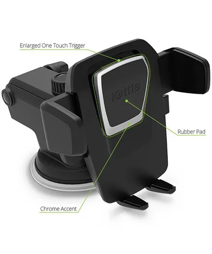 iOttie Easy One Touch 3 Auto Dashboard Houder met Zuignap Zwart afbeelding 10