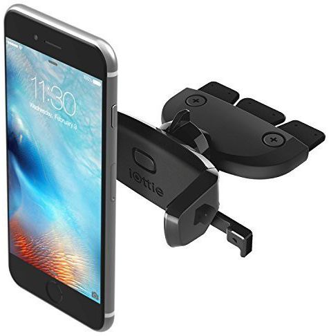 iOttie Easy One Touch Mini Universele Cd-Speler Telefoonhouder Zwart afbeelding 1