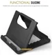 Universele Verstelbare Telefoon en Tablet Bureau Houder Zwart afbeelding 4