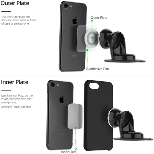 iOttie iTap Magnetische Telefoonhouder Auto Dashboard/Raam met Zuignap afbeelding 6
