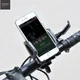 Hoco Universele Verstelbare Telefoonhouder Fiets en Scooter Zwart afbeelding 3