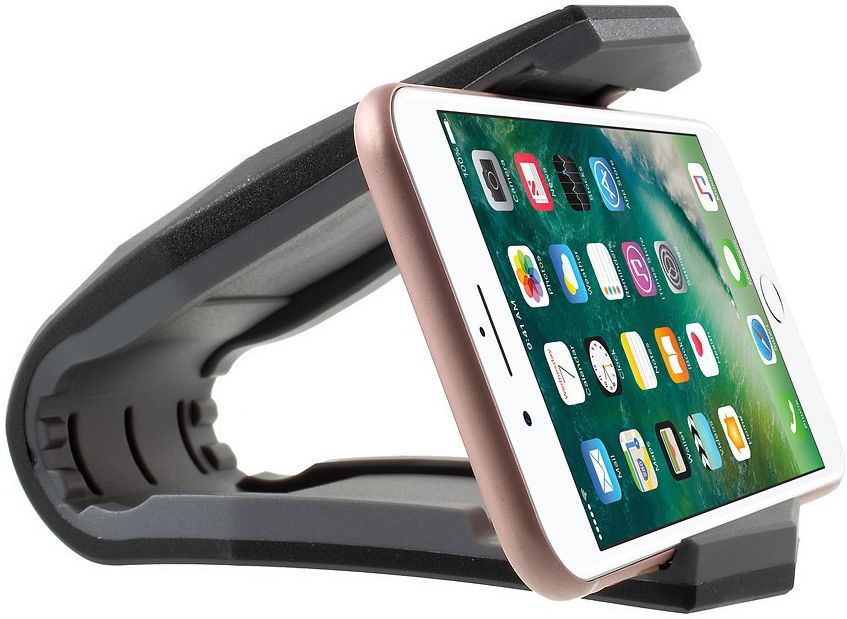 Alligator Clip Design Universele Auto en Bureau Telefoonhouder Grijs afbeelding 3