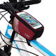 Universele Spatwaterdichte Fiets Telefoonhouder voor Smartphone Rood