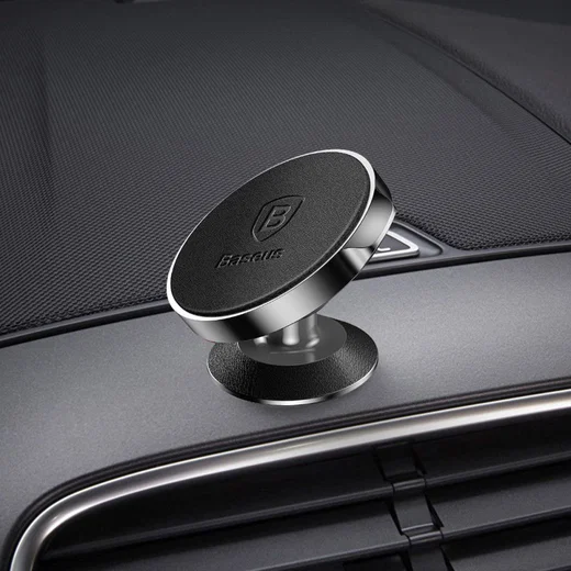 Baseus Echt Leer Universele Smartphone Auto Dashboard Houder afbeelding 2