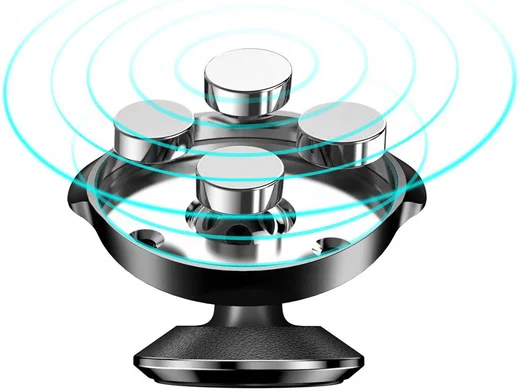 Baseus Echt Leer Universele Smartphone Auto Dashboard Houder afbeelding 5