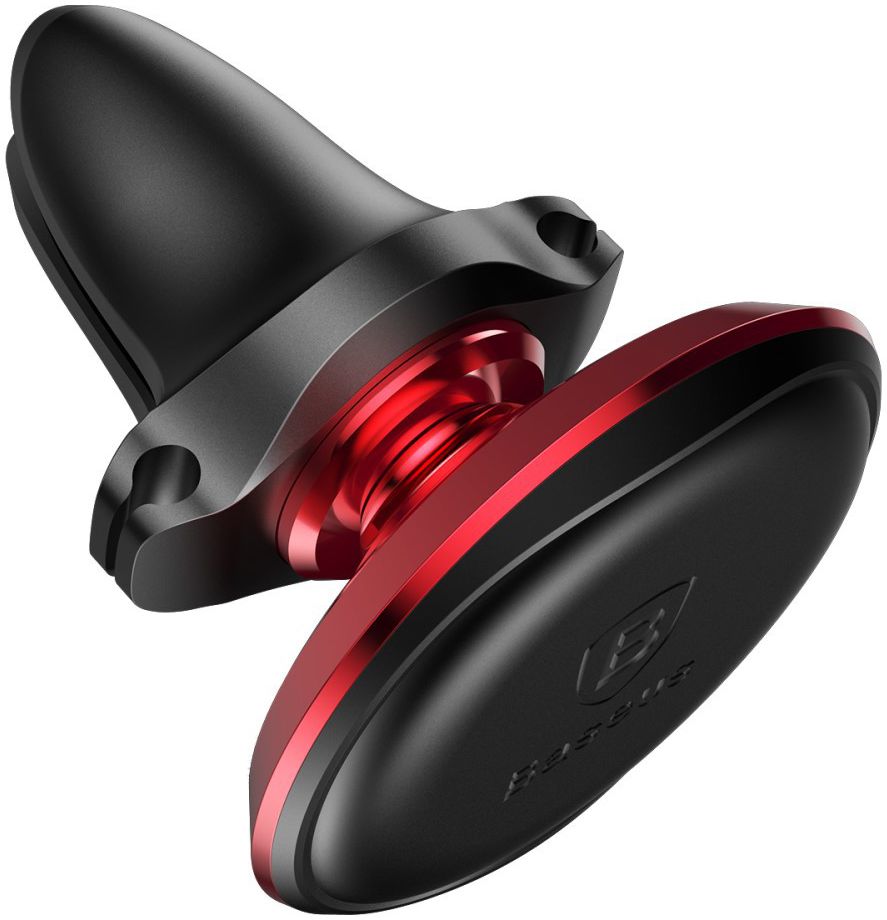 Baseus 360º Verstelbare Ventilatierooster Houder met Kabelclip Rood afbeelding 5