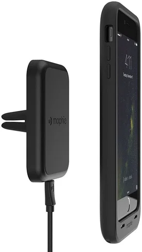 Mophie Magnetische Telefoonhouder en Draadloze Lader Ventilatierooster afbeelding 1
