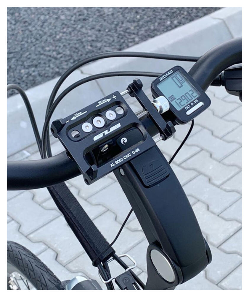 GUB G86 Universele Fiets Telefoonhouder voor Smartphone Zwart afbeelding 12