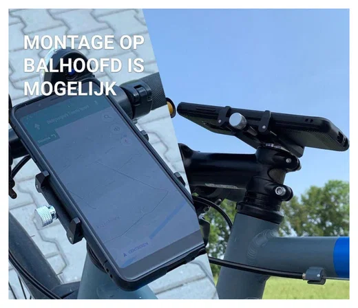 GUB G86 Universele Fiets Telefoonhouder voor Smartphone Zwart afbeelding 13