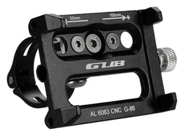 GUB G86 Universele Fiets Telefoonhouder voor Smartphone Zwart