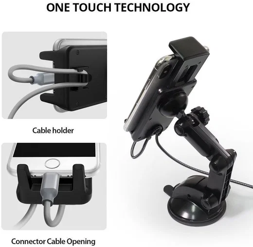 Ringke Monster Car Mount Dashboard Telefoonhouder Met Zuignap Zwart afbeelding 5