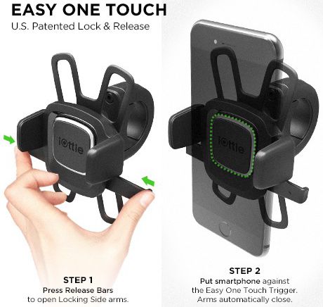 iOttie Easy One Touch 4 Bike Mount Universele Telefoon Houder Fiets Zwart afbeelding 2