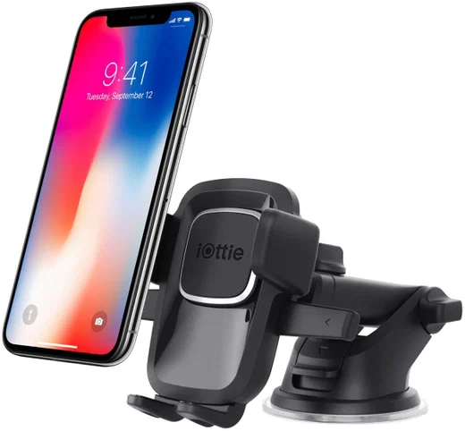 iOttie Easy One Touch 4 Verstelbare Autohouder Dashboard Zuignap Zwart afbeelding 5