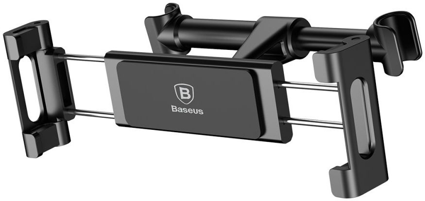 Baseus Universele Hoofdsteun Tablet Houder voor in de Auto Zwart/Grijs afbeelding 1