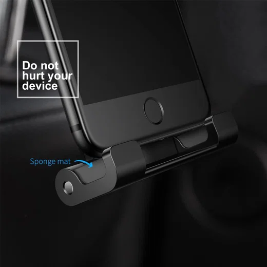 Baseus Universele Hoofdsteun Tablet Houder voor in de Auto Zwart/Grijs afbeelding 5