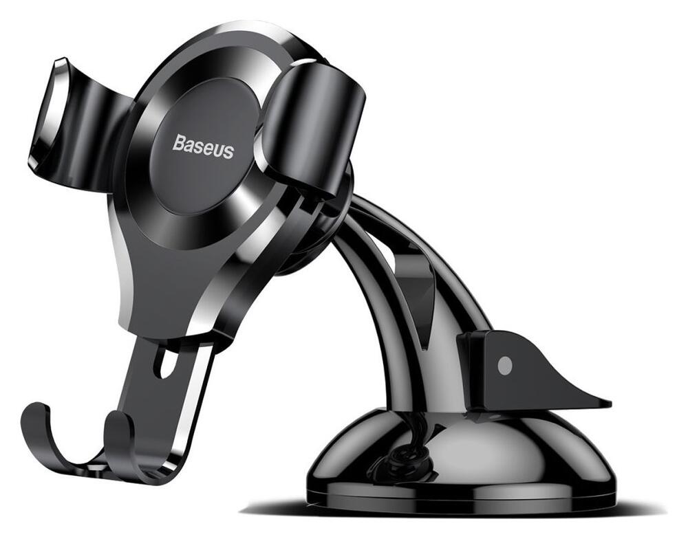 Baseus Gravity Dashboard Met Zuignap Verstelbare Telefoonhouder Zwart afbeelding 3
