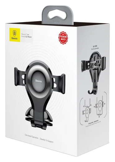 Baseus Gravity Dashboard Met Zuignap Verstelbare Telefoonhouder Zwart afbeelding 13