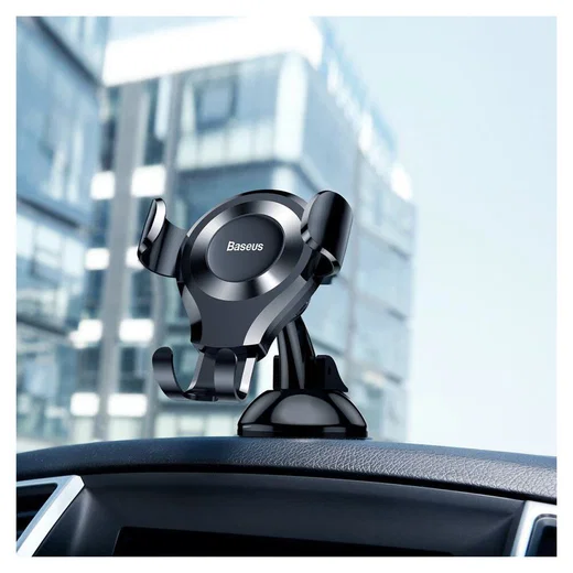 Baseus Gravity Dashboard Met Zuignap Verstelbare Telefoonhouder Zwart afbeelding 5