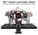 Baseus Gravity Dashboard Met Zuignap Verstelbare Telefoonhouder Zilver afbeelding 8