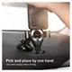 Baseus Gravity Dashboard Met Zuignap Verstelbare Telefoonhouder Zilver afbeelding 12
