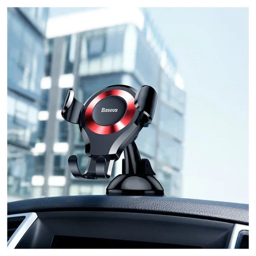 Baseus Gravity Dashboard Met Zuignap Verstelbare Telefoonhouder Rood afbeelding 4