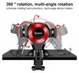 Baseus Gravity Dashboard Met Zuignap Verstelbare Telefoonhouder Rood afbeelding 7